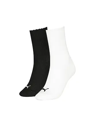 PUMA | Damen Freizeitsocken Scallop Edge 2er Pack | 